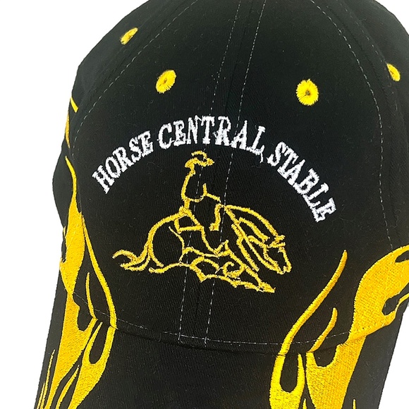 Horse Central Black & Yellow Baseball Cap - Picture 2 of 6